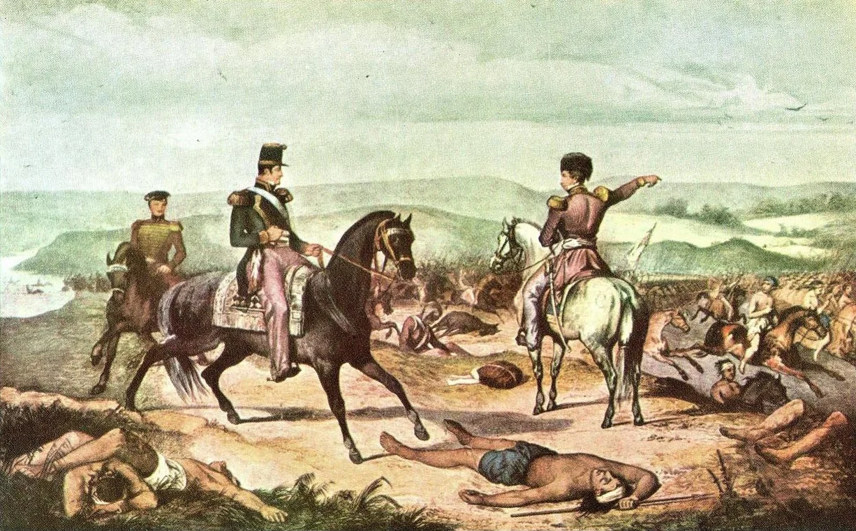 Retrato "Expedición en los desiertos del Sud contra los indios salvajes, en el año de 1833, ejecutada con el mayor acierto y sabiduría por su digno jefe el gran Rosas". Conservado en el Museo Saavedra
