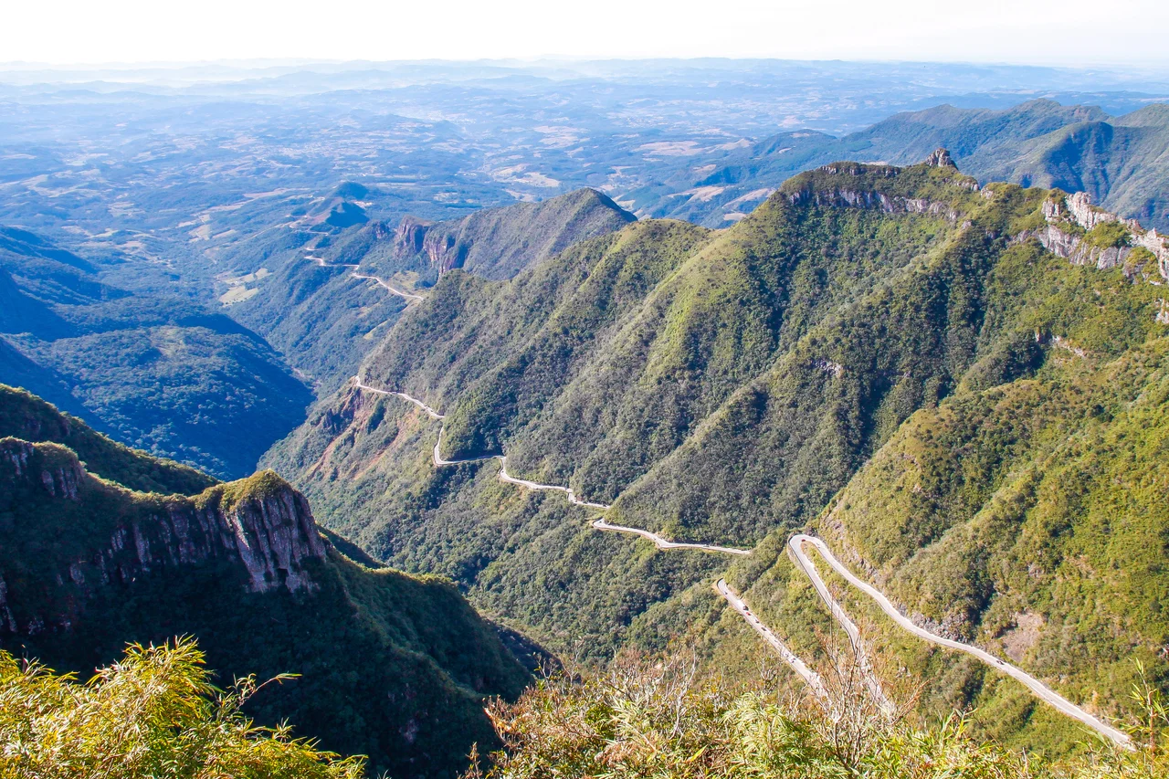 Panorama da Serra do Rio do Rastro,em Lauro Müller-SC.