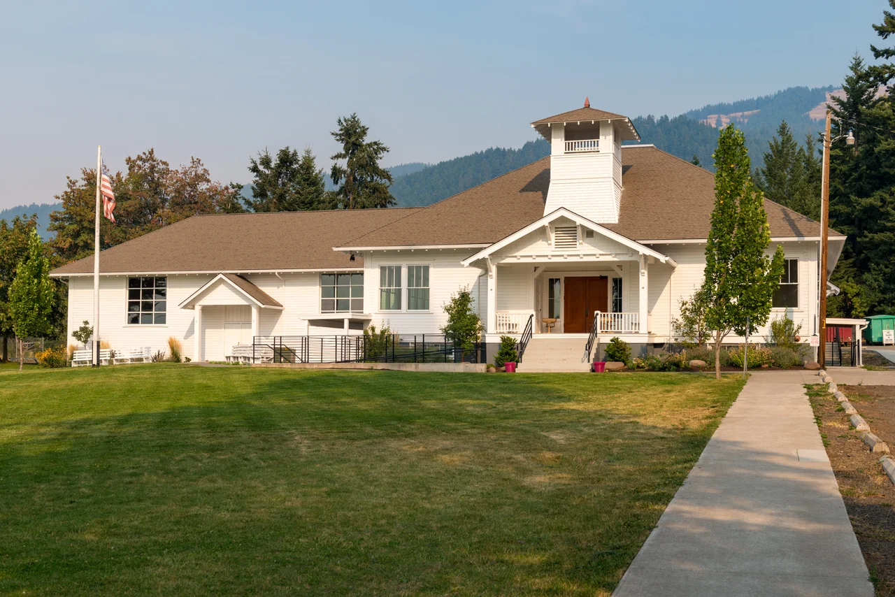 The Mt. Hood Town Hall in Mt. Hood.
