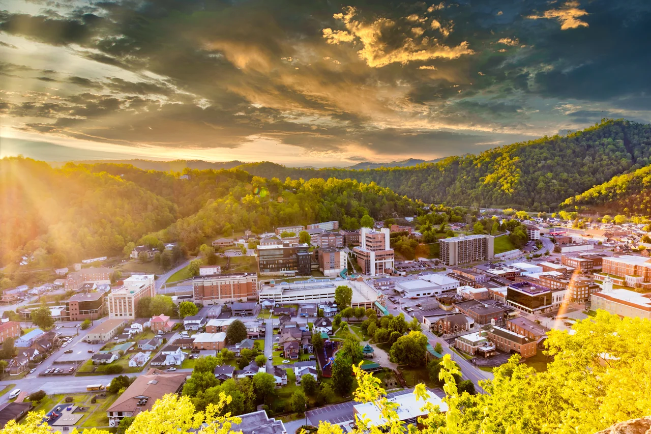 Overlooking the University of Pikeville campus