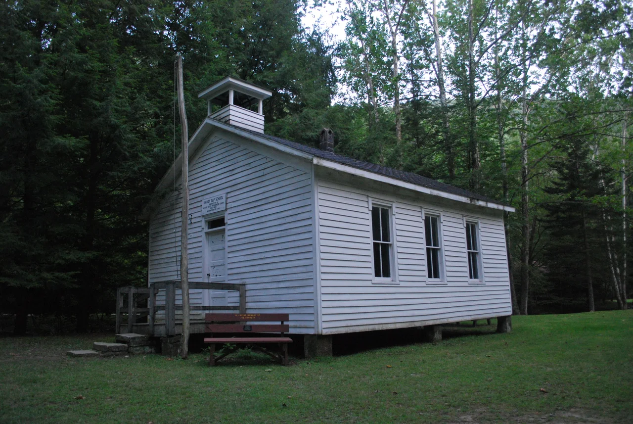 Windy Gap School at w:Holly River State Park.