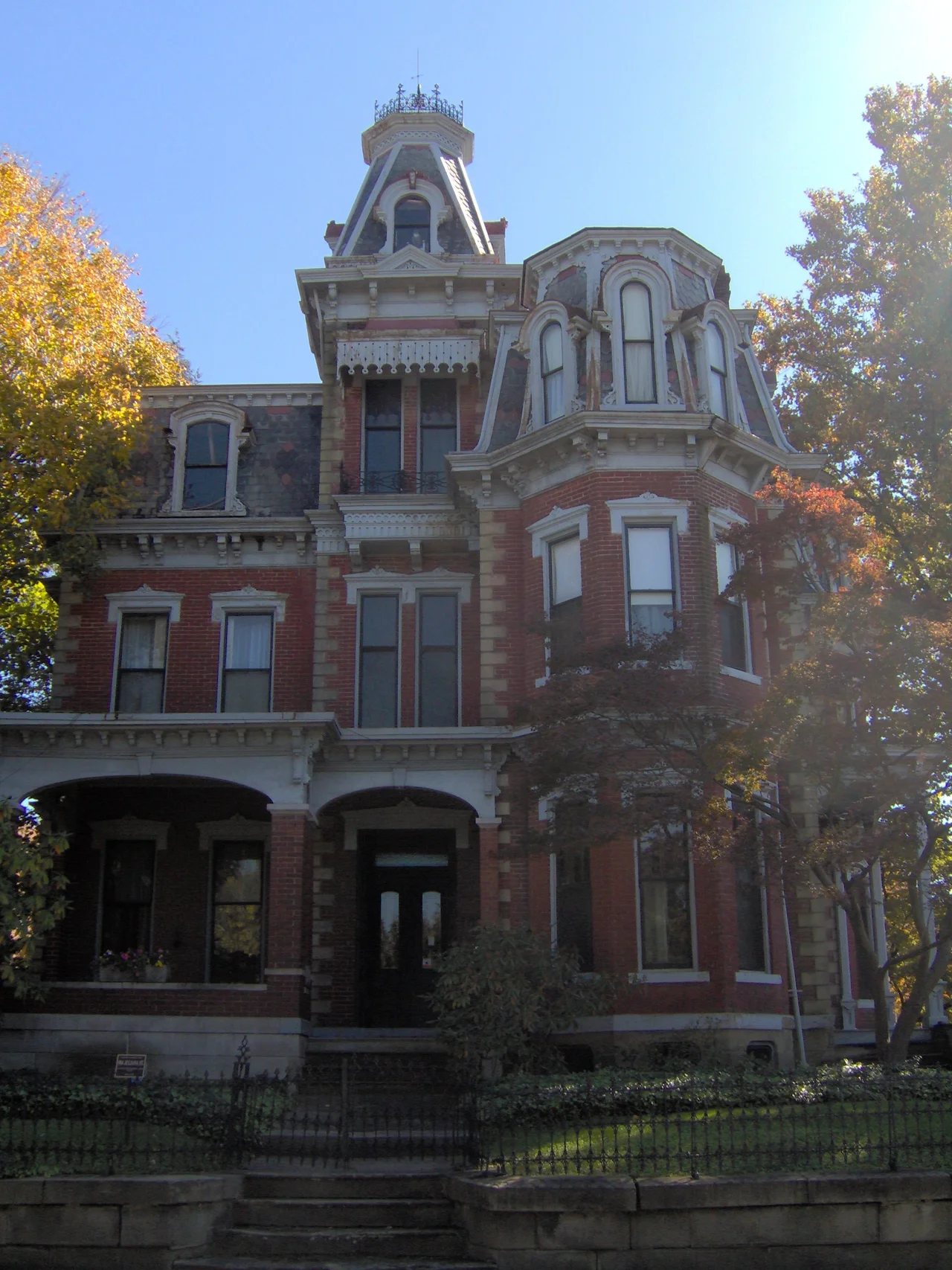 The Chancellor house in the Julia-Ann historic district, downtown, Parkersburg, WV.