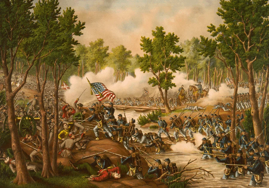 Battle of Spottsylvania--Engagements at Laurel Hill &amp; NY River, Va. ... May 8 to 18, 1864.