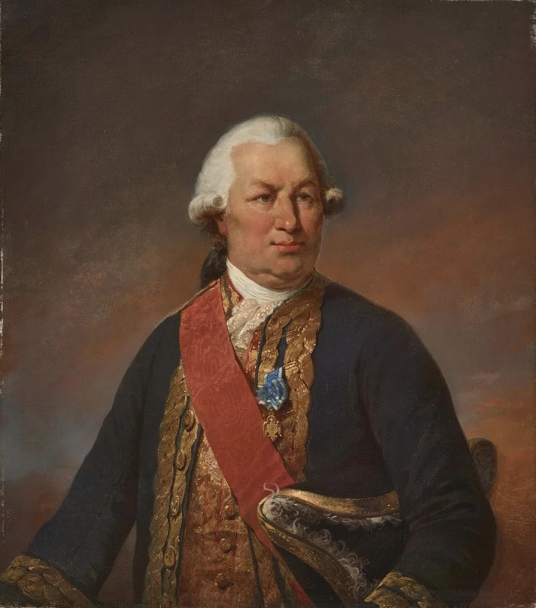 Portrait of the Count de Grasse, commander of the French fleet at the Battle of the Chesapeake in 1781.