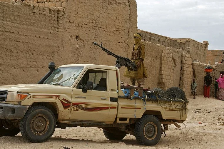 Pick-up djihadiste à Tombouctou en 2012.
