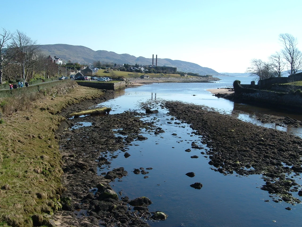 Buncrana desde la desembocadura