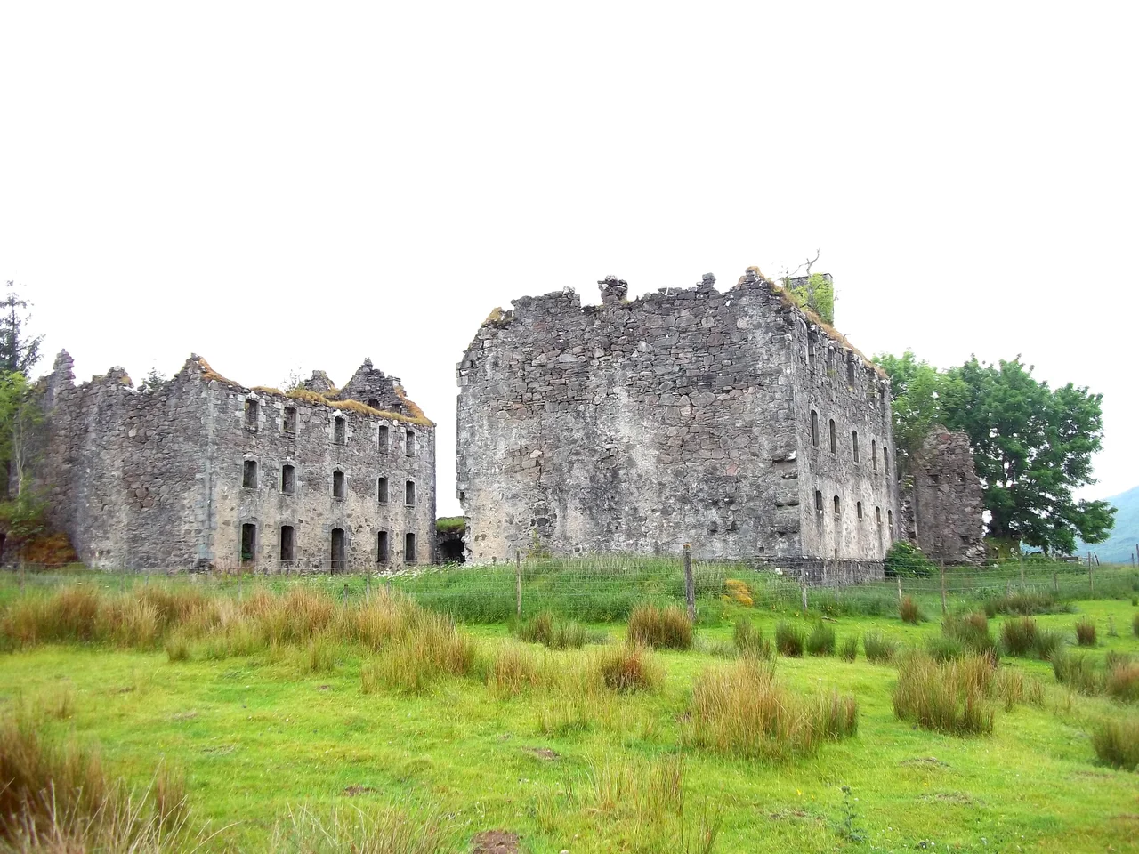 Bernera Barracks, constructed between 1717 and 1723, near Glenelg in Scotland.