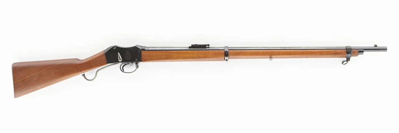 Note:  For documentary purposes the original description has been retained. Factual corrections and alternative descriptions are encouraged separately from the original description.Gevär
Nyckelord: Gevär, Vapen, 1800-tal