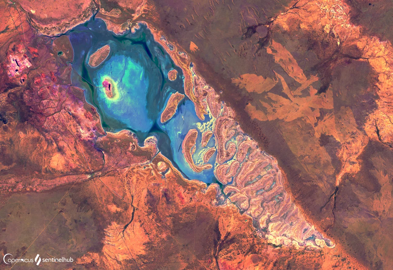 Map of mines in the Wiluna-Leinster area of Western Australia.