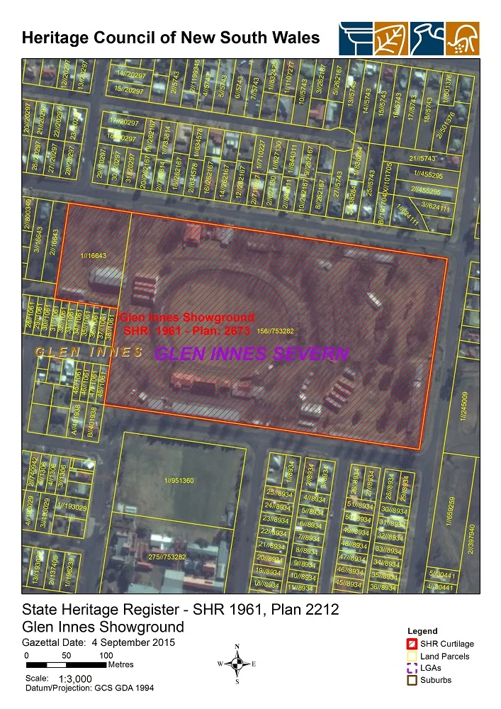 Glen Innes Showground: SHR Plan 2673