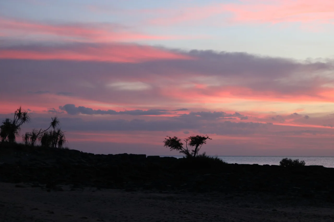 Sunset, Elcho Island from Galiwin'ku township