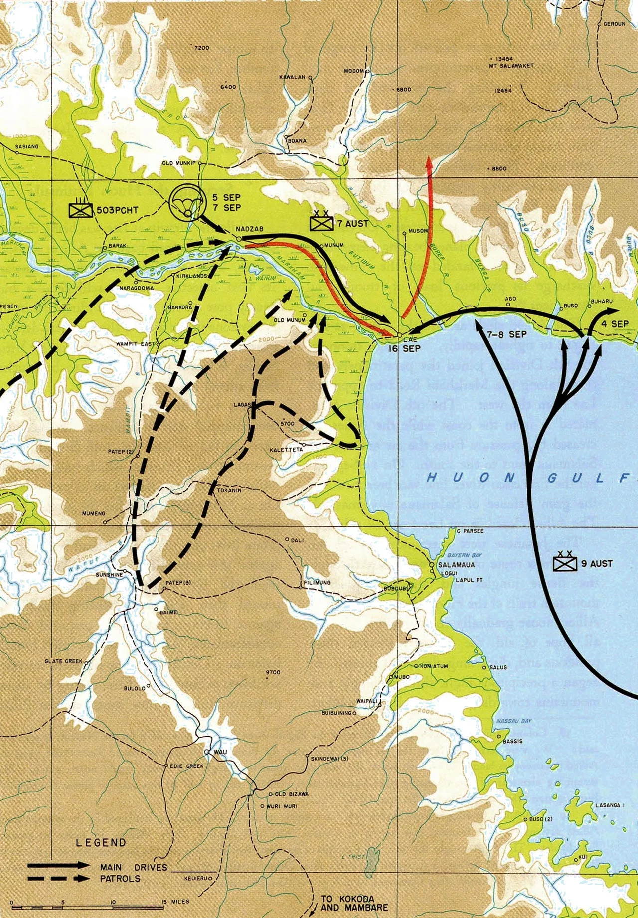 Nadzab and Lae operations, September 1943