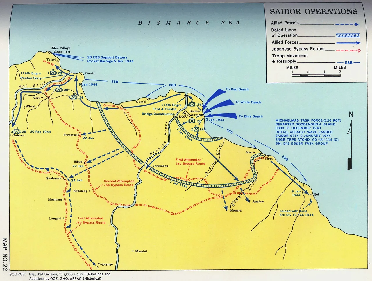 Saidor Operation, January 1944