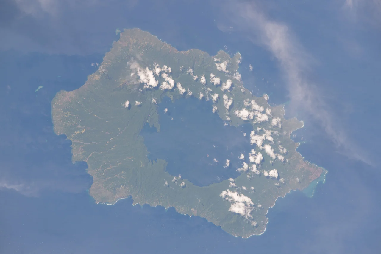 View of Papua New Guinea taken during ISS Expedition 49.