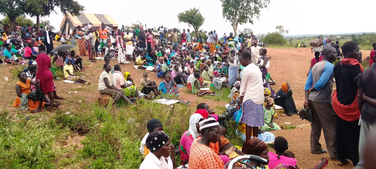 Panorama viewing Juba, the national capital of the Republic of South Sudan