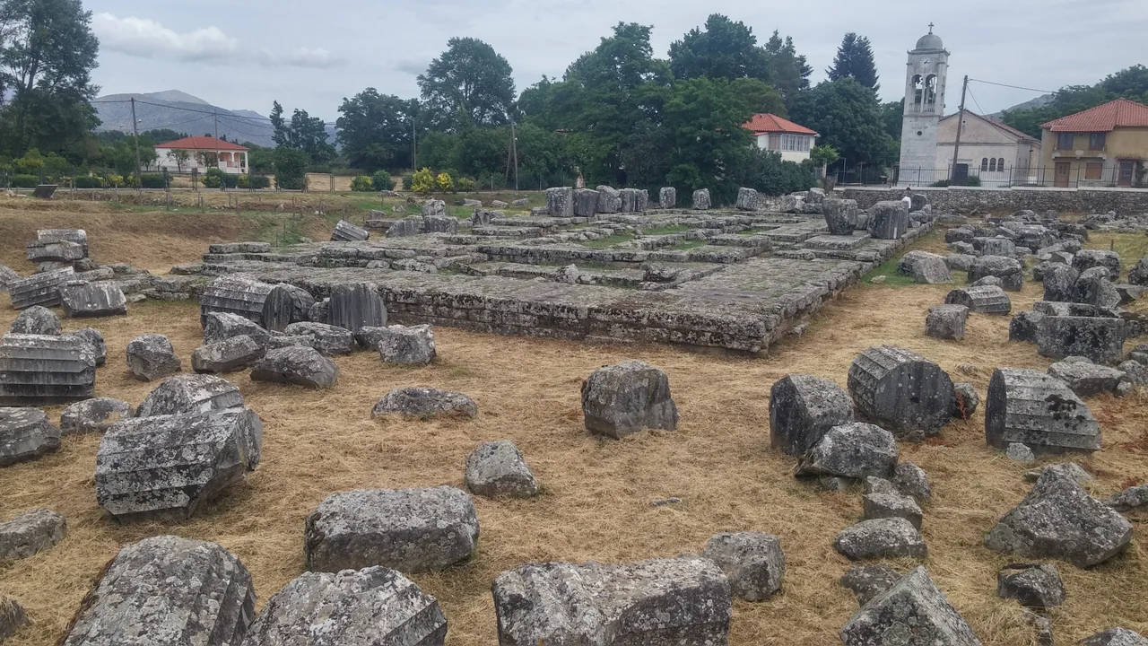 Archaeological site of the Temple of Athena Alea at Tegea (2017)