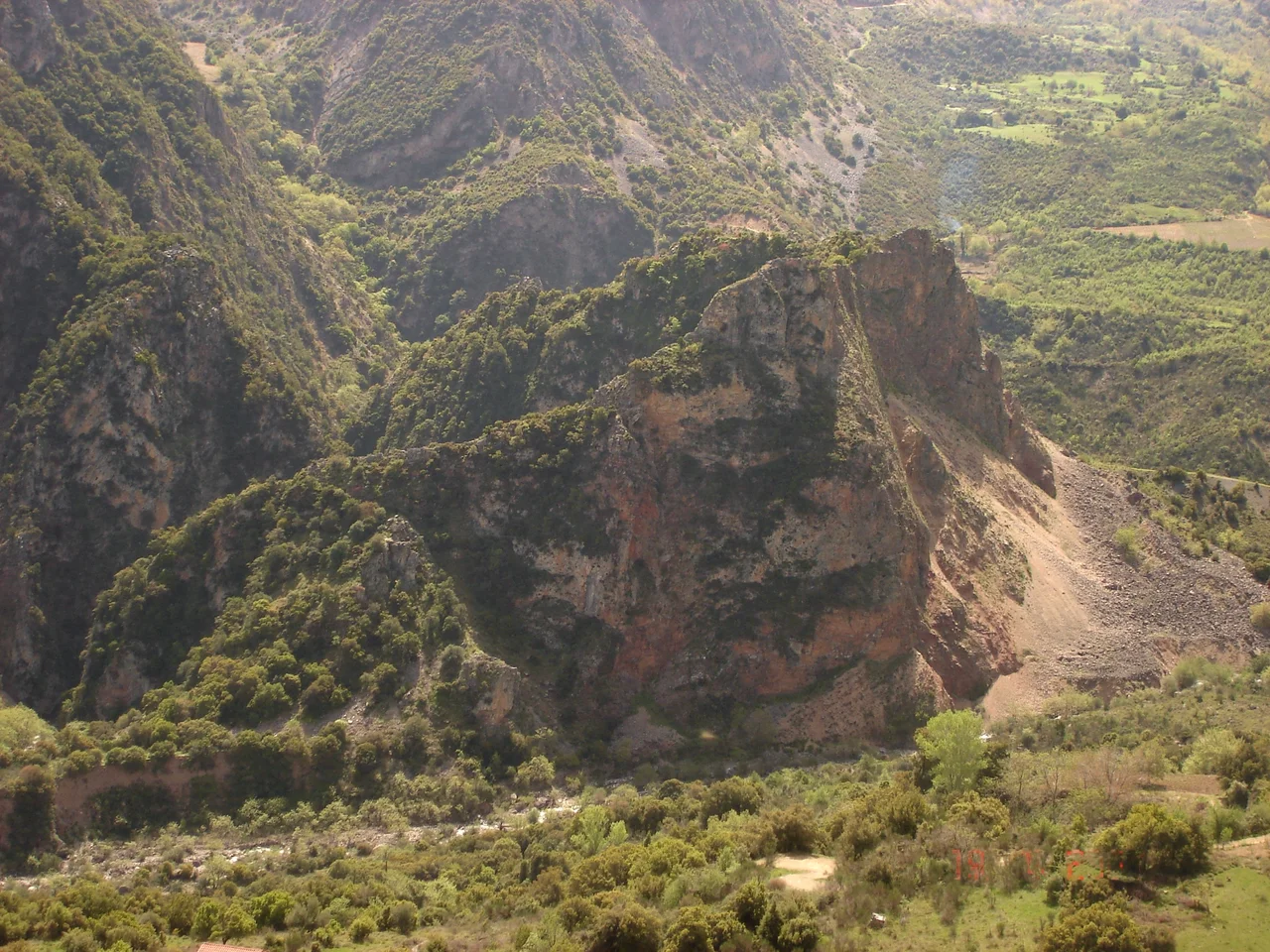 Salmeniko Castle, GreeceThe castle of Salmenikos, and what is left of the mountain where it was built.