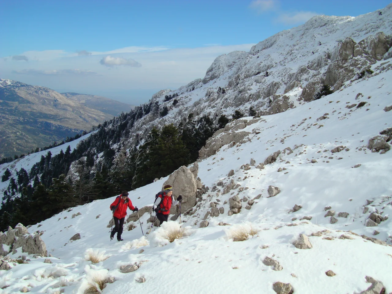 Ascent on Mountain Helikon