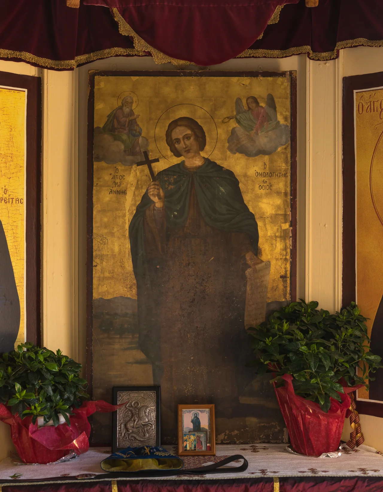 John of the Russians, ikon in Prokopi, Euboea, Greece.
