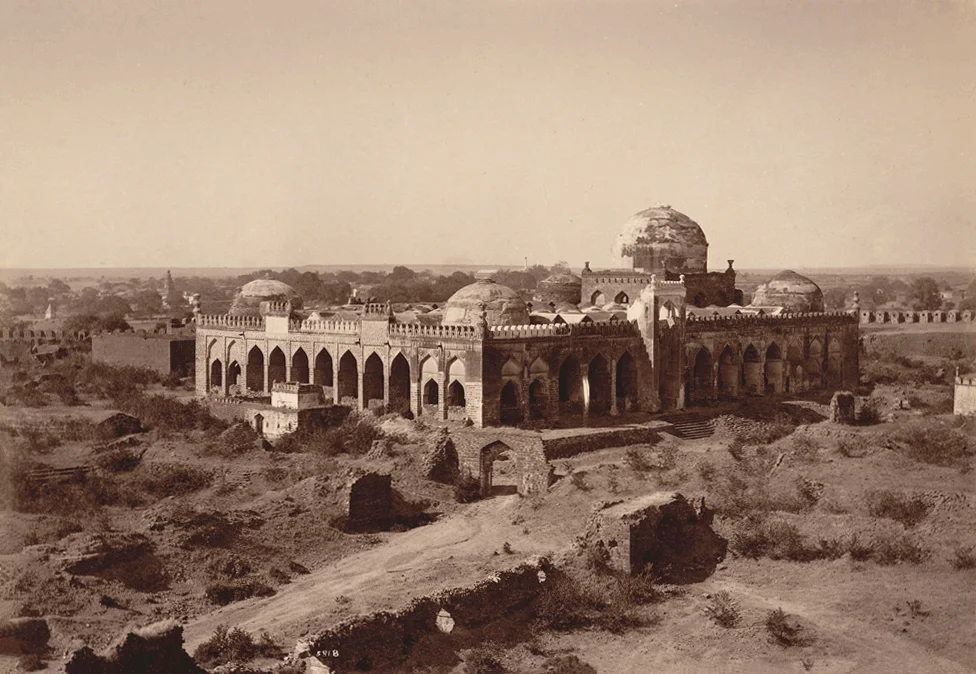 Great Mosque in Gulbarga Fort.