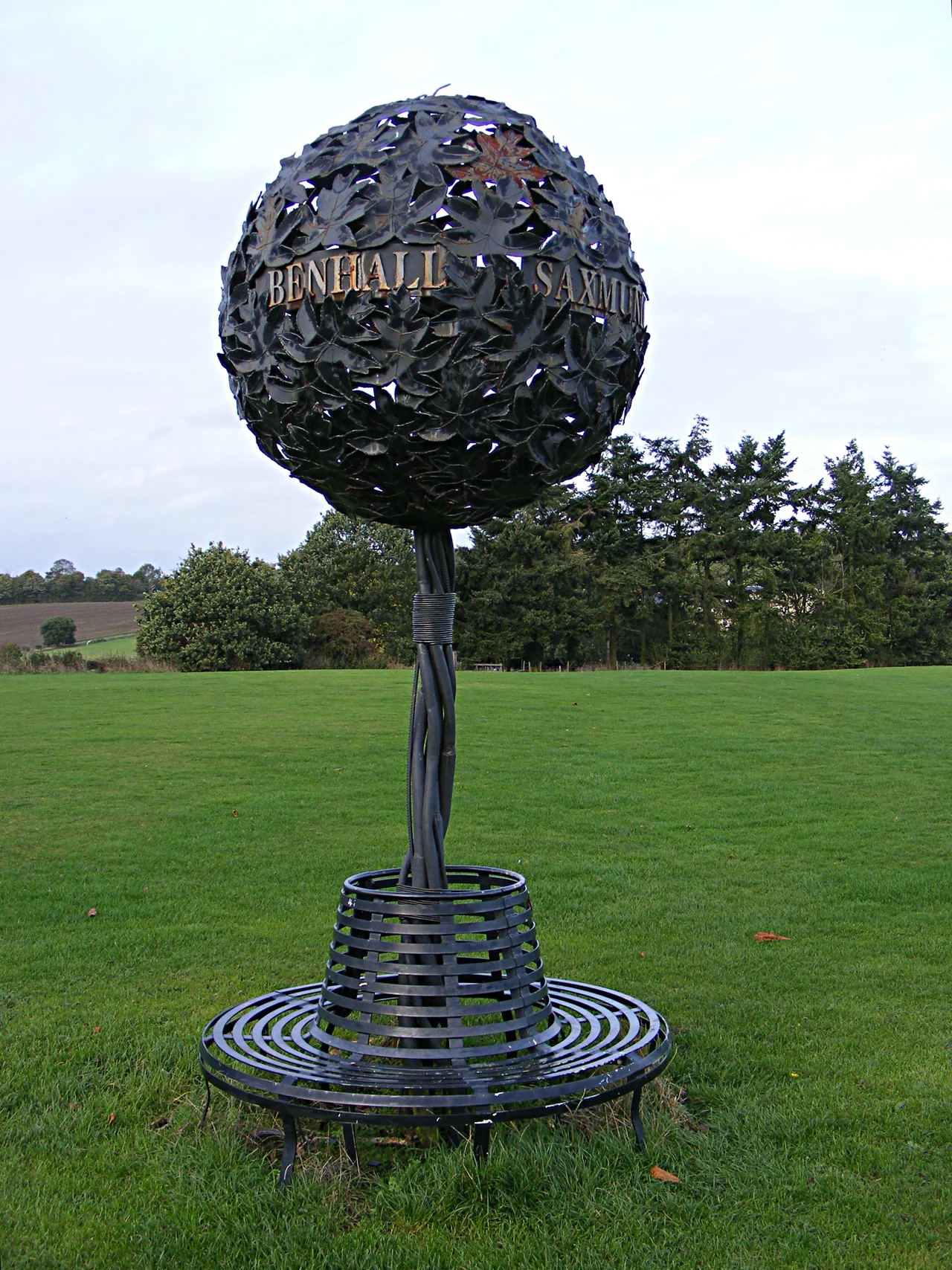 Seat on Saxmundham Recreation Ground