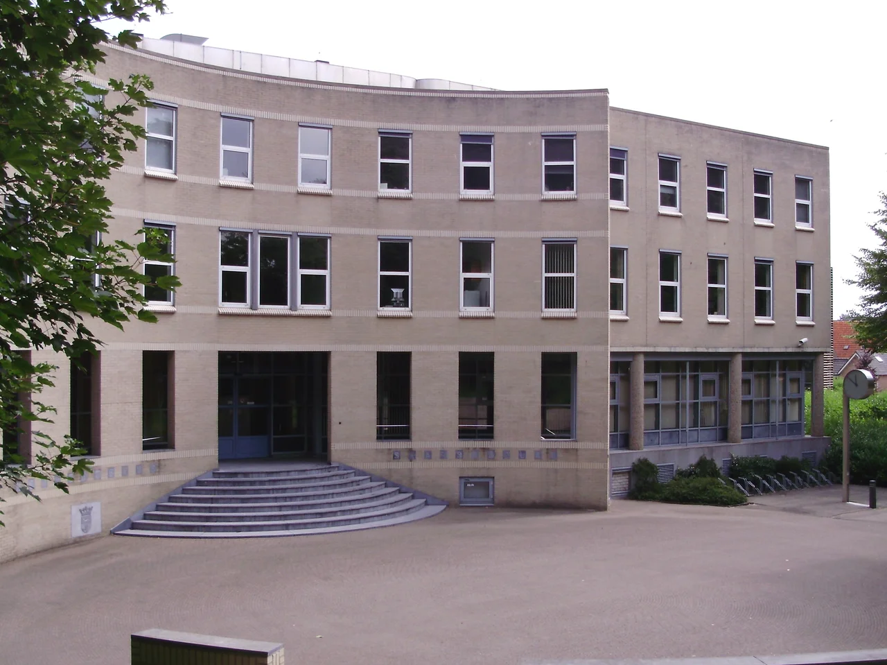 Gemeentehuis van Skarsterlân in Joure (provincie Friesland, Nederland)