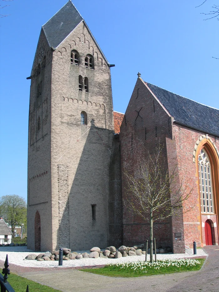 De St. Walfriduskerk in Bedum. Zelf gemaakte foto