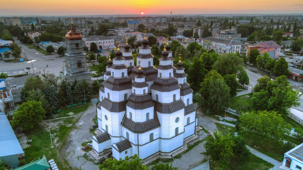 Holy Trinity Cathedral, Novomoskovsk, Ukraine.