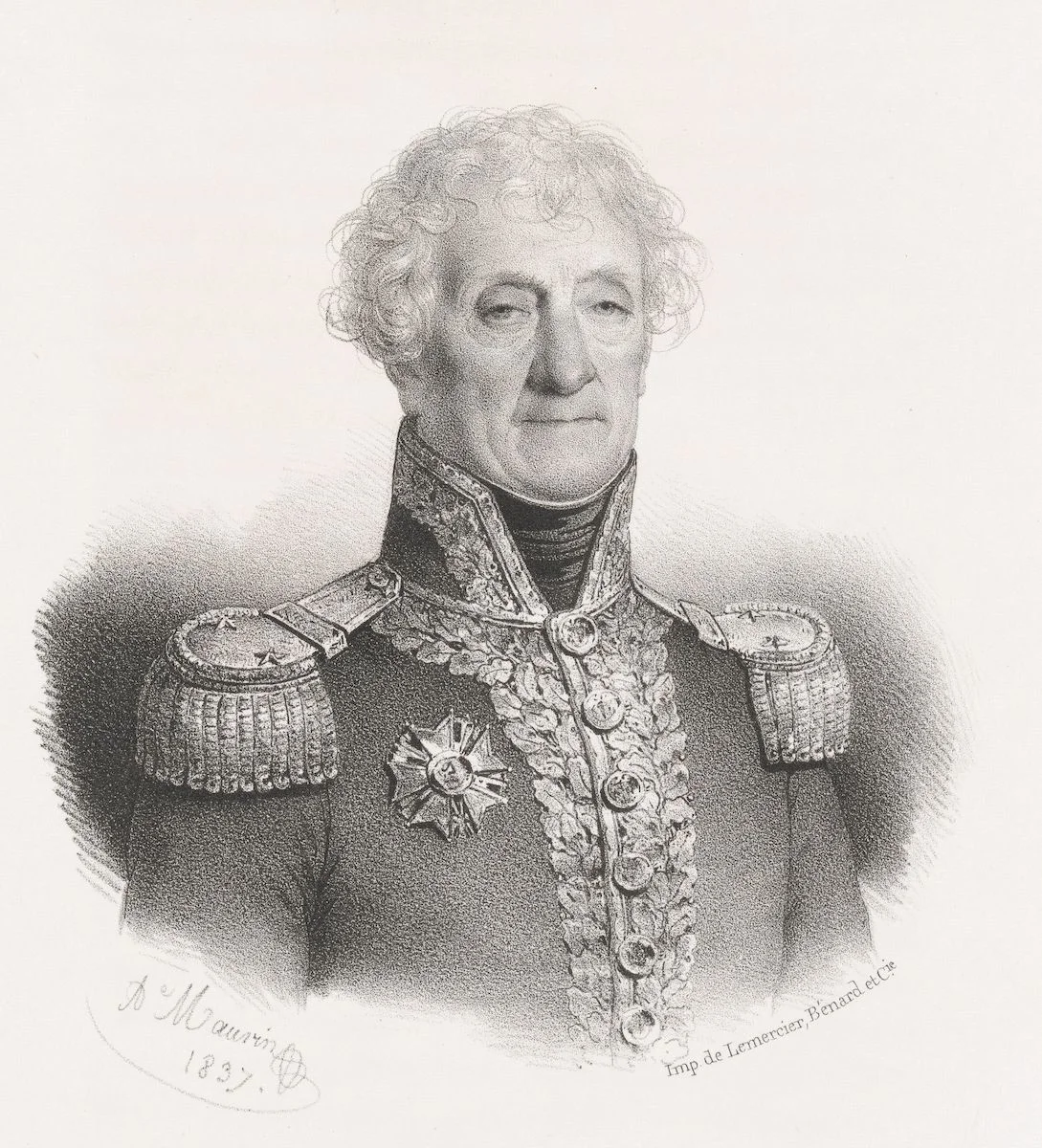 Portrait of Rear-Admiral Jacques Félix Emmanuel Hamelin, by Antoine Maurin