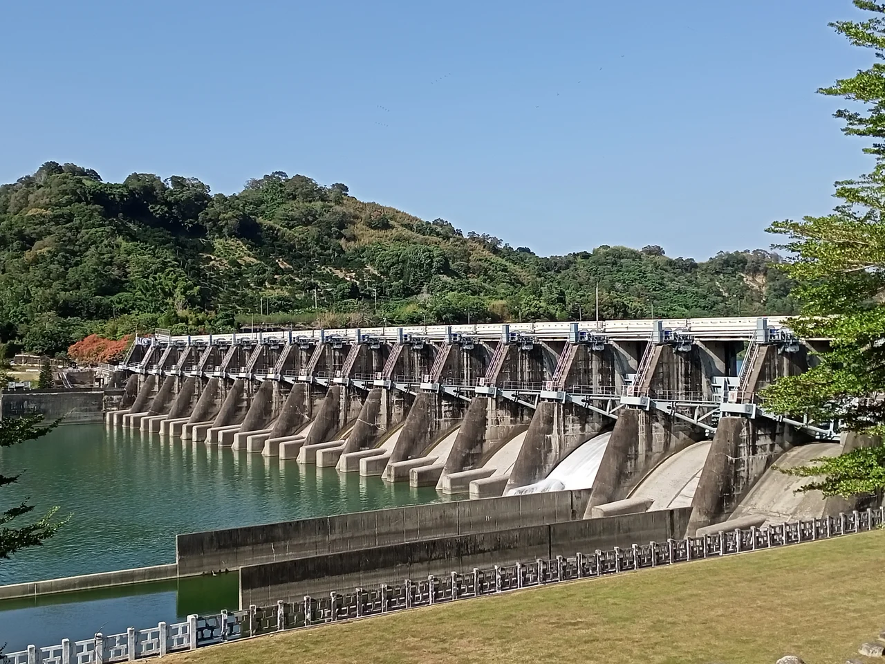 Shigang Dam, as taken on 7th October 2020.