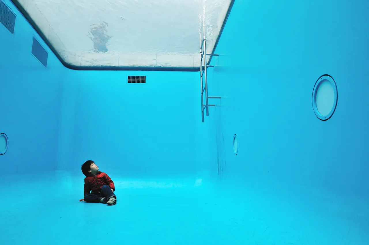 Swimming Pool at the 21st Century Museum of Contemporary Art, Kanazawa, Japan
